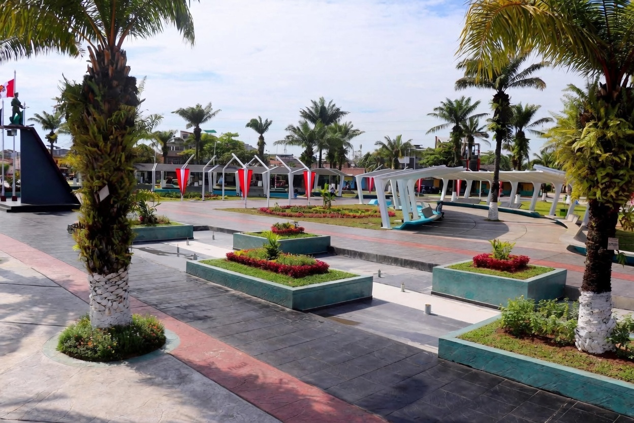 Plaza Sargento Lores Tenazoa en Iquitos - Punto de conmemoración 26 de marzo 2026